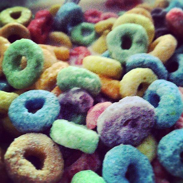 Cereal Photograph - #frootloops #cereal #colorful by Kristin Rogers