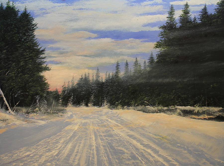 Frosty Morning Painting by Ken Ahlering