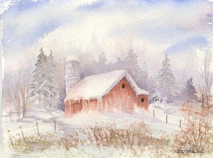 Frosty Morning Painting by Melanie Stanton