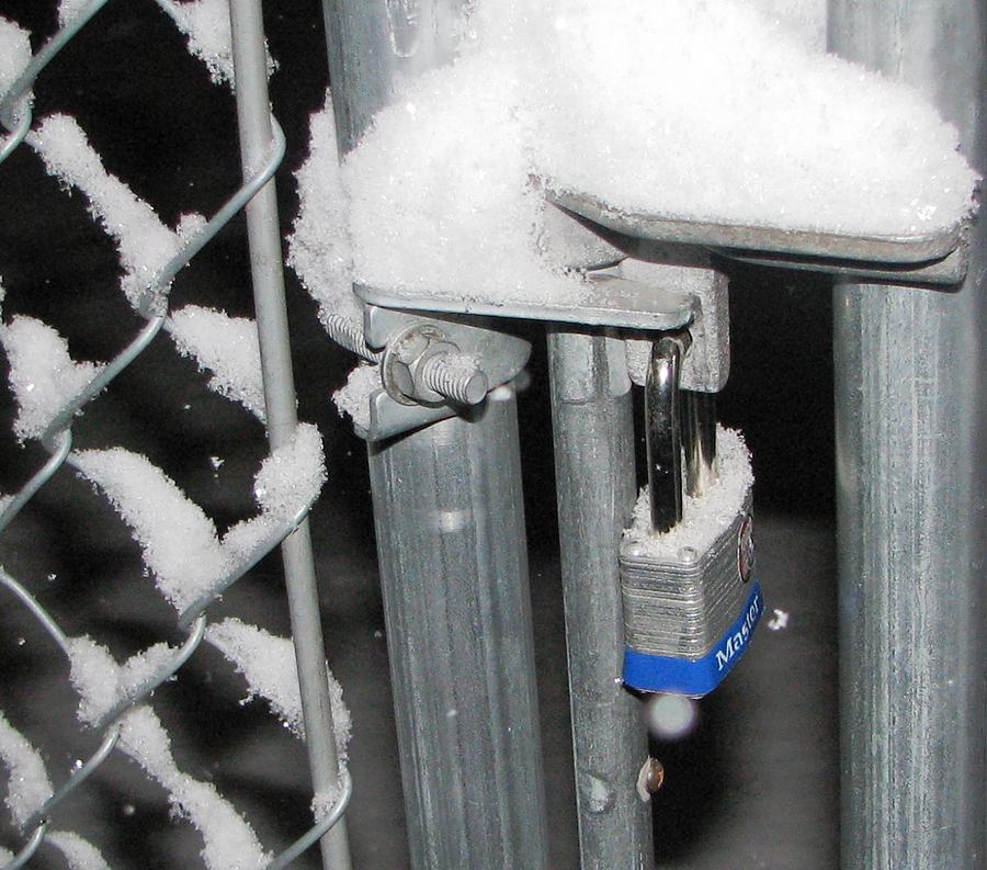 Frozen Lock Photograph by Judyann Matthews Pixels