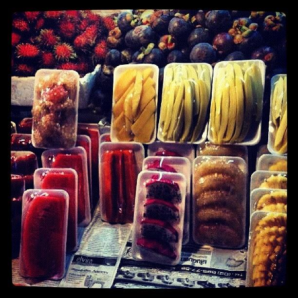 Fruit Photograph - #fruit #food #market #thai #thailand by Regan Webb