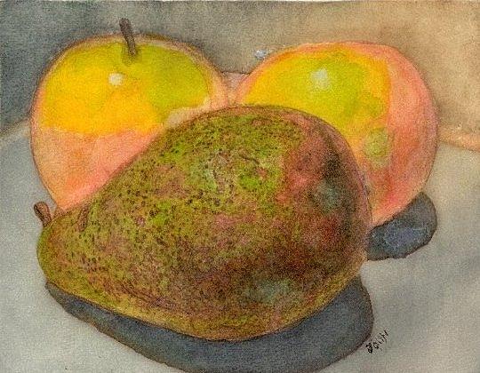 Fruit  Painting by John Brisson