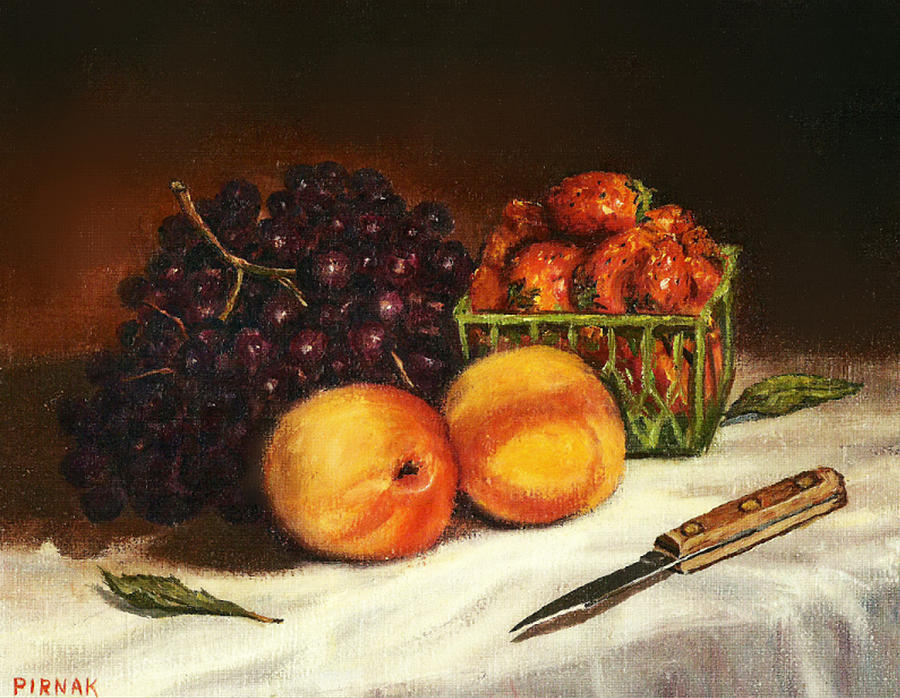 Fruit Painting by John Pirnak