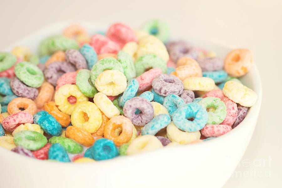 Cereal Photograph - Fruit Loops by Kim Fearheiley