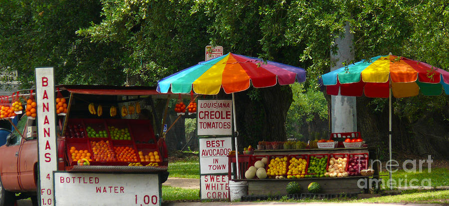 Fruit Stand Photograph by Jeanne  Woods