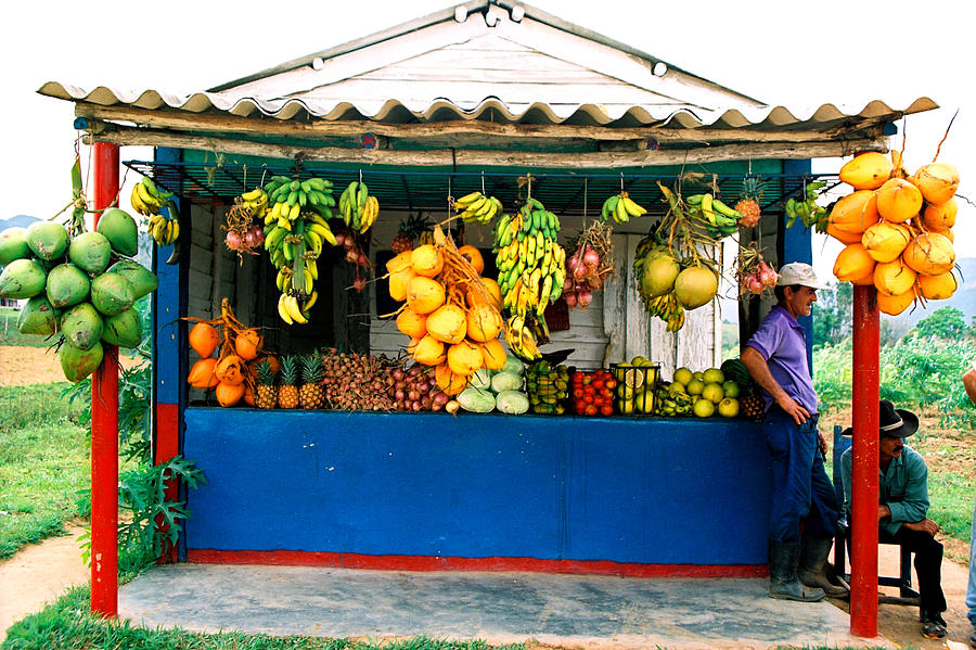 Fruit Vendor Photograph by Claude Taylor
