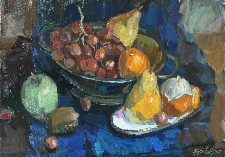 Fruits Painting by Juliya Zhukova