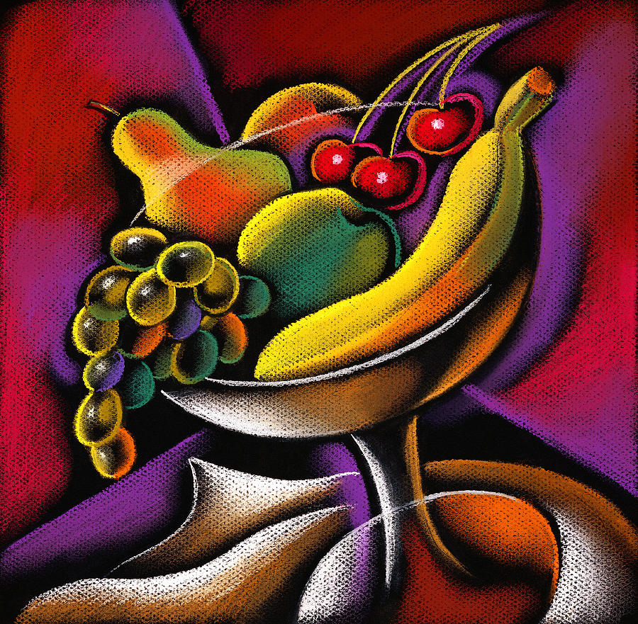 Fruits Painting by Leon Zernitsky