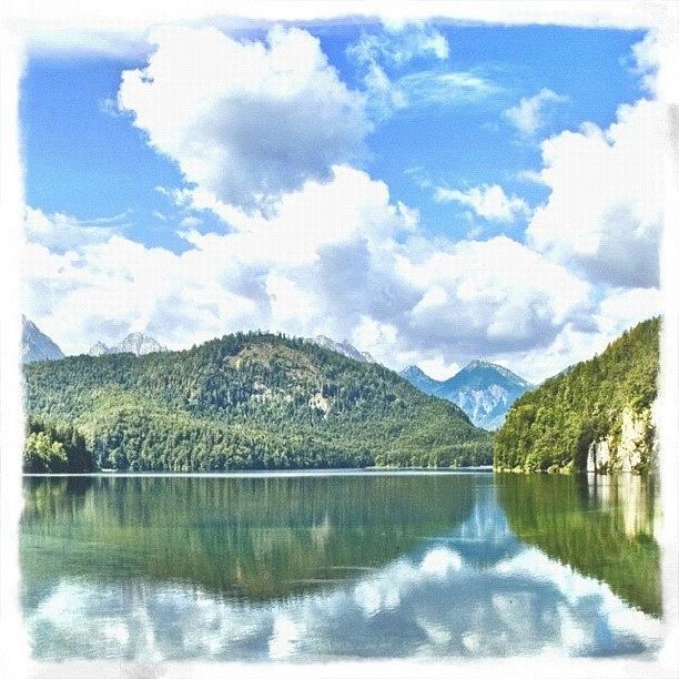 Lake Photograph - #füssen #allgau #germany #lake by Francesca Sara