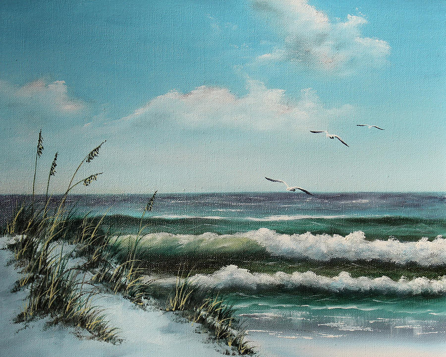 Beach Painting - Ft.Walton Beauty by Rosie Brown