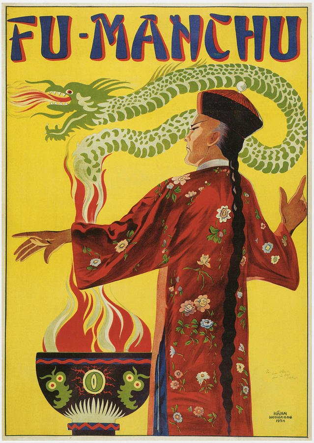 Magician Painting - Fu-Manchu by Unknown