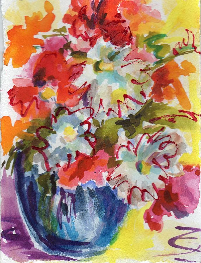 Full Bloom Painting by Judy  Rogan