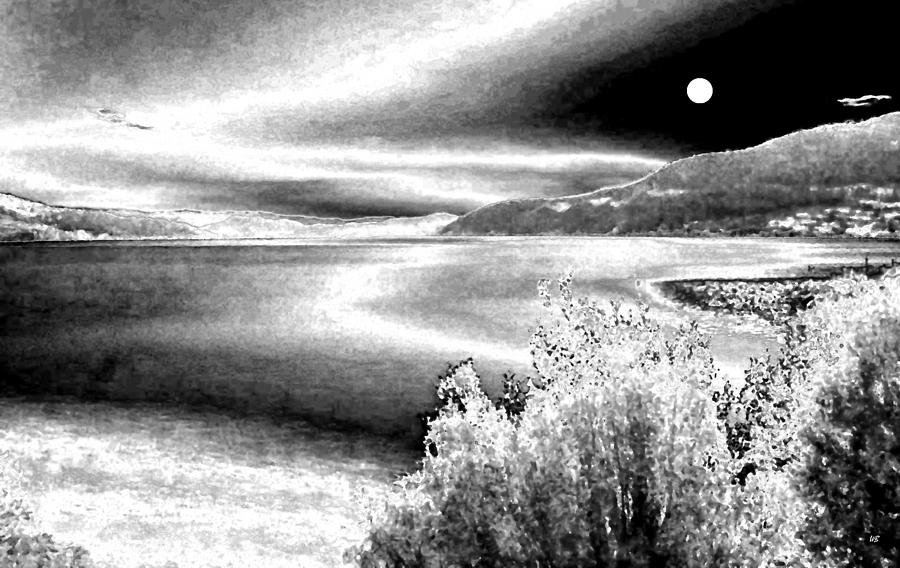 Full Moon In Winter Digital Art by Will Borden