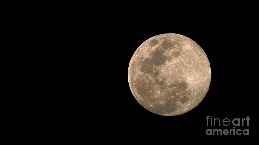 Full moon Photograph by Mareko Marciniak