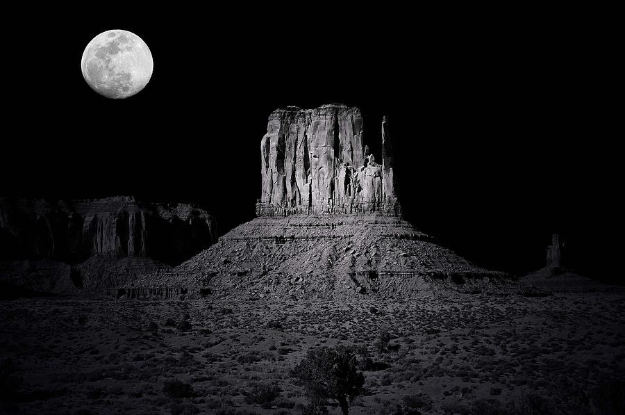 Full Moon Photograph by Renee Hardison