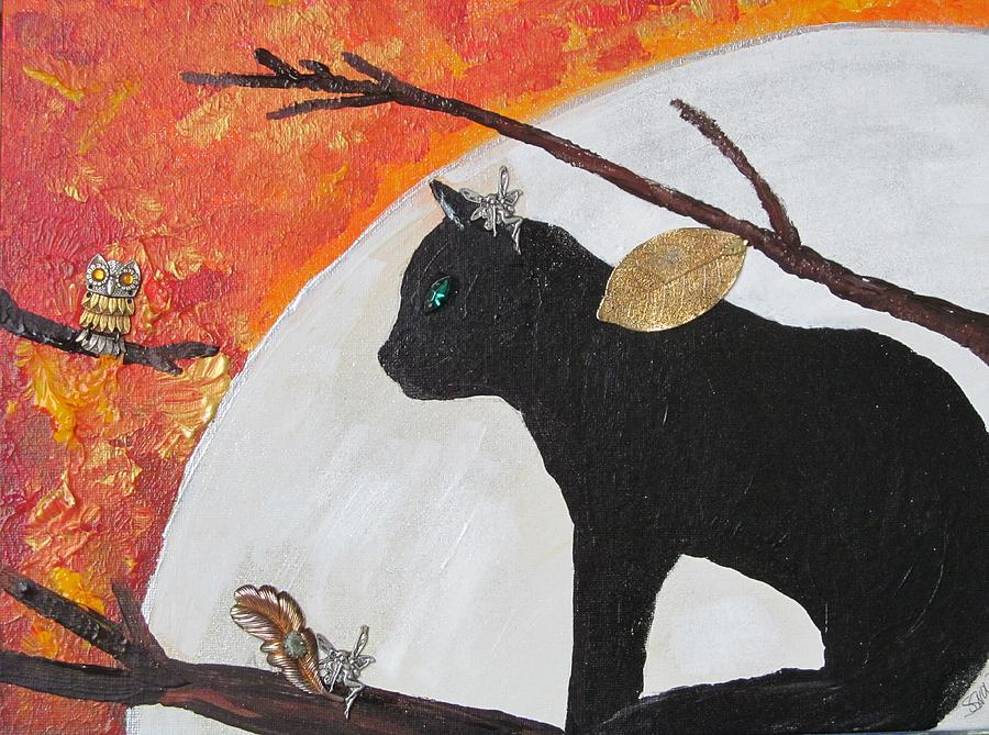 Full Moon Painting by Susan Voidets