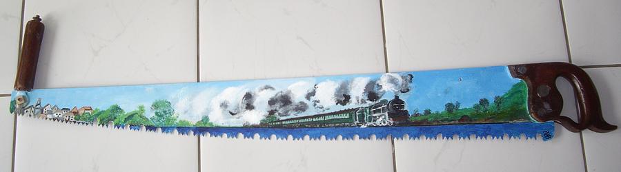 Full Steam Painting by Carole Robins