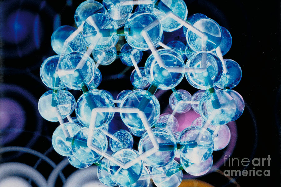 Fullerene Molecule Of Carbon Photograph by DOE/Science Source