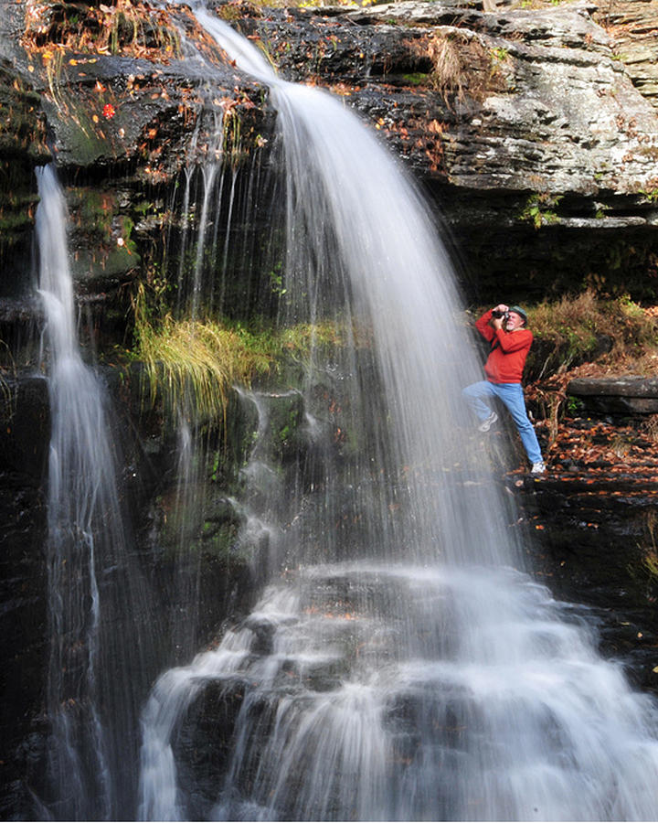 Waterfall Photograph - Fulmer Falls by Paul Ward