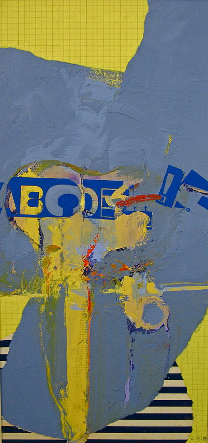 Fun With Vinyl Type Painting by Cliff Spohn