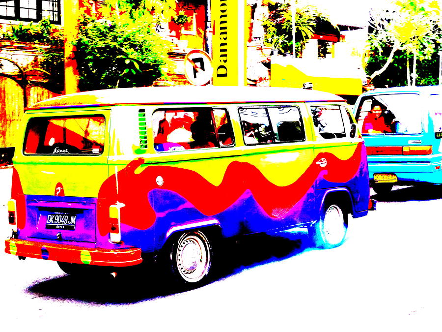 Funky Bali Bus  Photograph by Funkpix Photo Hunter