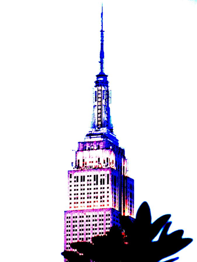 Funky Empire State in NY Photograph by Funkpix Photo Hunter