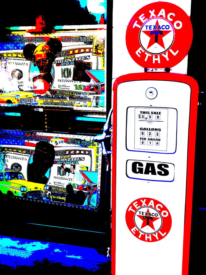Funky Texaco Gas Pump  Photograph by Funkpix Photo Hunter