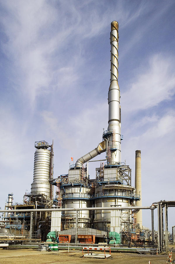 Furnace At An Oil Refinery Photograph by Paul Rapson | Fine Art America