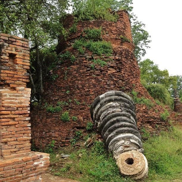 Further Remains At Ayutthaya Historic Photograph by Will Banks