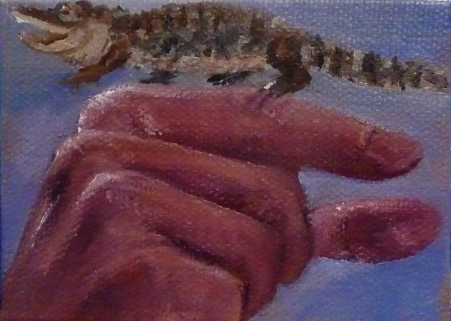 G is for Gator Painting by Jessmyne Stephenson