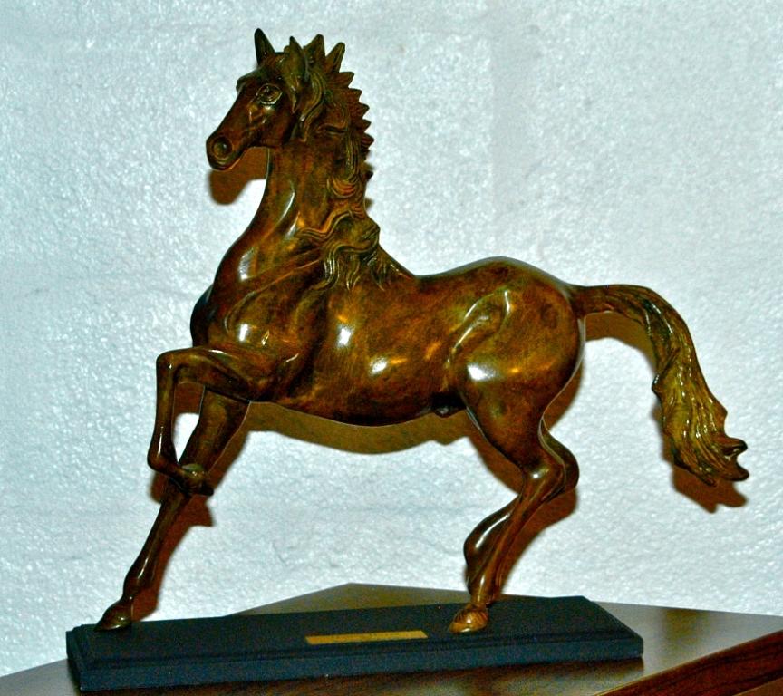 Gaited Horse  Sculpture by Richard Beau Lieu
