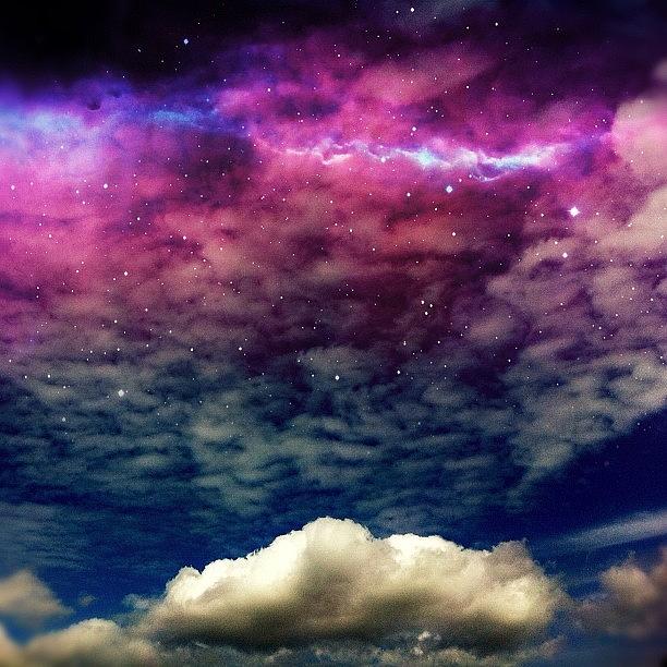Instagrammers Photograph - Galactic Clouds Edit by Phillip Martin