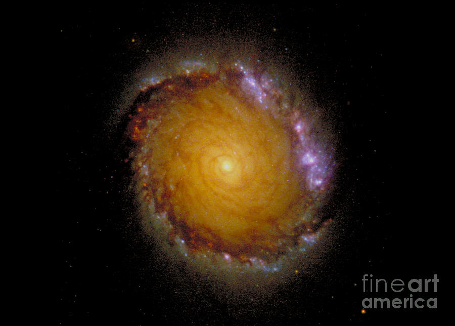 Galaxy Ngc 1512 Photograph by Nasa