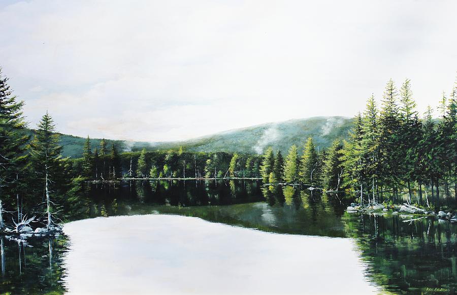 Gale Meadow Pond Painting by Ken Ahlering