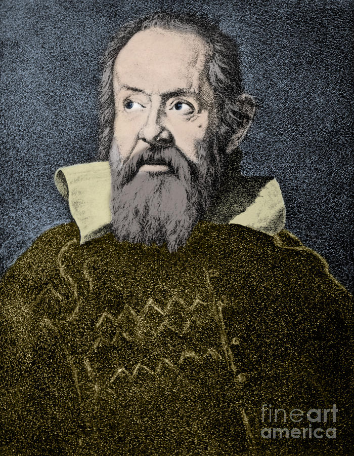 Galileo Galilei, Italian Polymath Photograph by Omikron