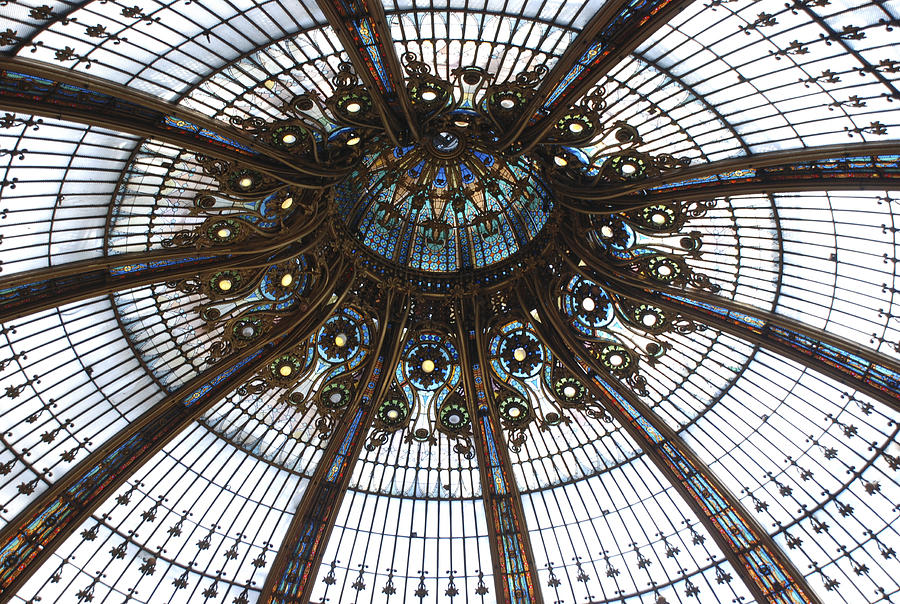 Galleries Lafayette Dome Photograph by Eric Tressler