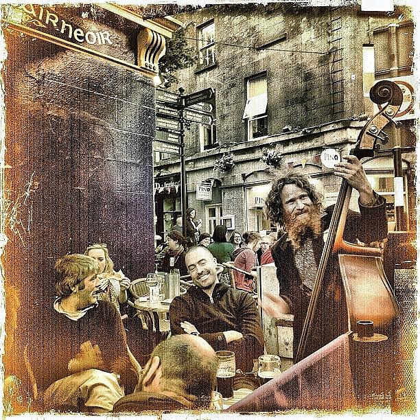 Music Photograph - Galway Street Music by Felice Willat