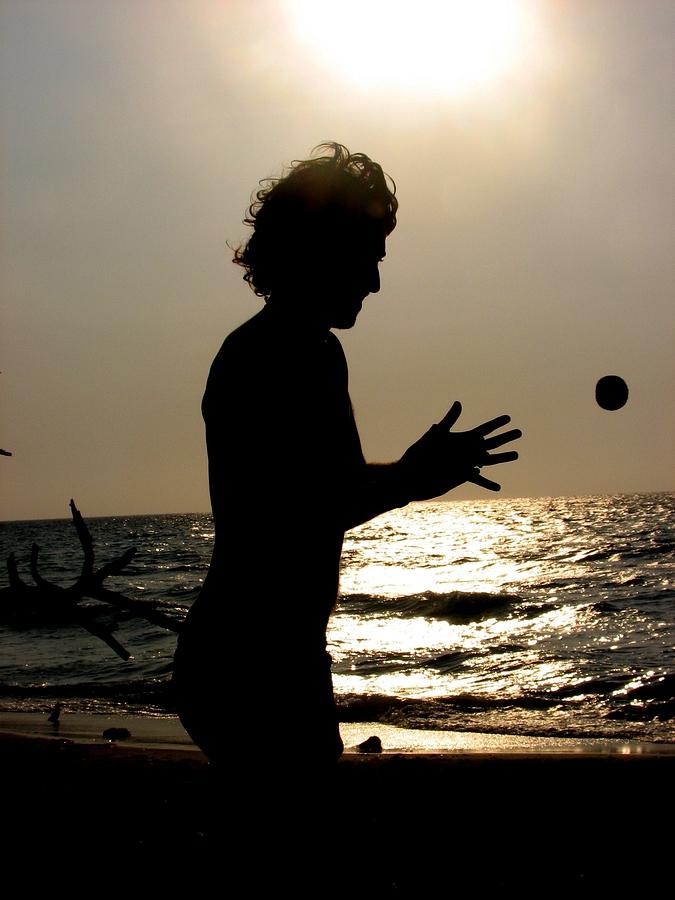 Sunset Photograph - Games by Gal Moran