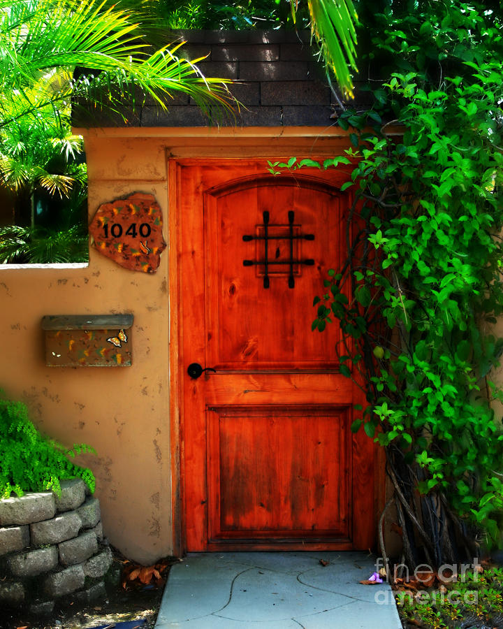 Garden doorway Photograph by Perry Webster