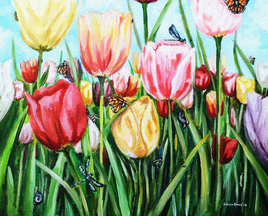 Garden Party Painting by Shana Rowe Jackson
