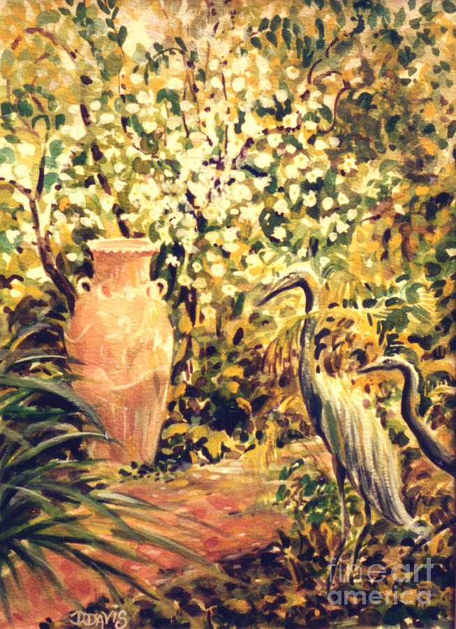 Garden Sentinels Painting