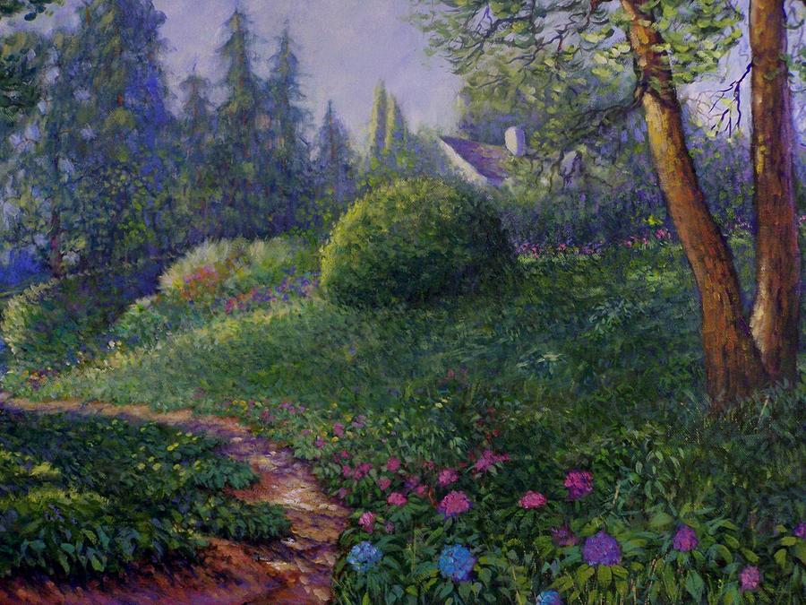 Garden Trail Painting by Charles Munn