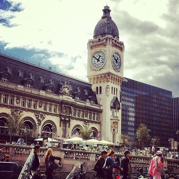 Gare De Lyon. Vue Depuis Les Cadrans Photograph by Ppc Ppc
