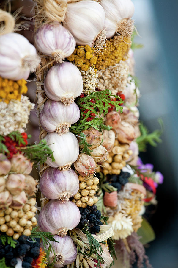 Garlic On Ecological Market Photograph by Maciej Frolow Garlic On Ecological Market Photograph by Maciej Frolow