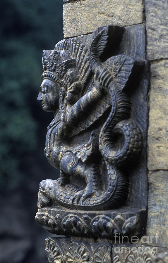Garuda - Pashupatinath Temple Photograph by Craig Lovell