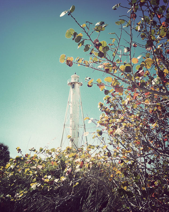 Gasparilla Lighthouse-Vintage Photograph by Chris Andruskiewicz