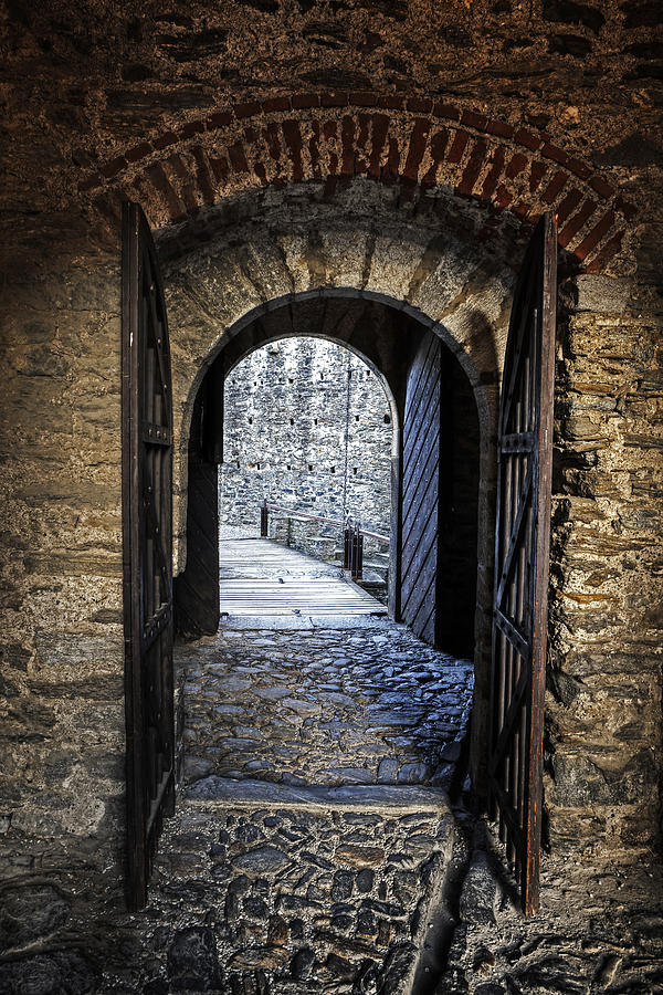 Architecture Photograph - Gate Of A Castle by Joana Kruse