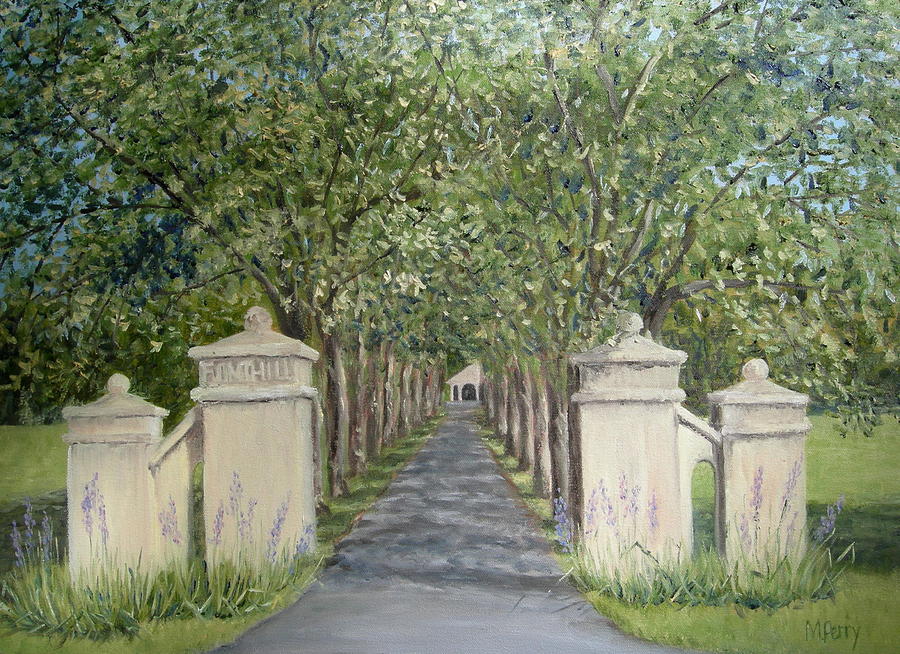 Gateway to Fonthill Painting by Margie Perry