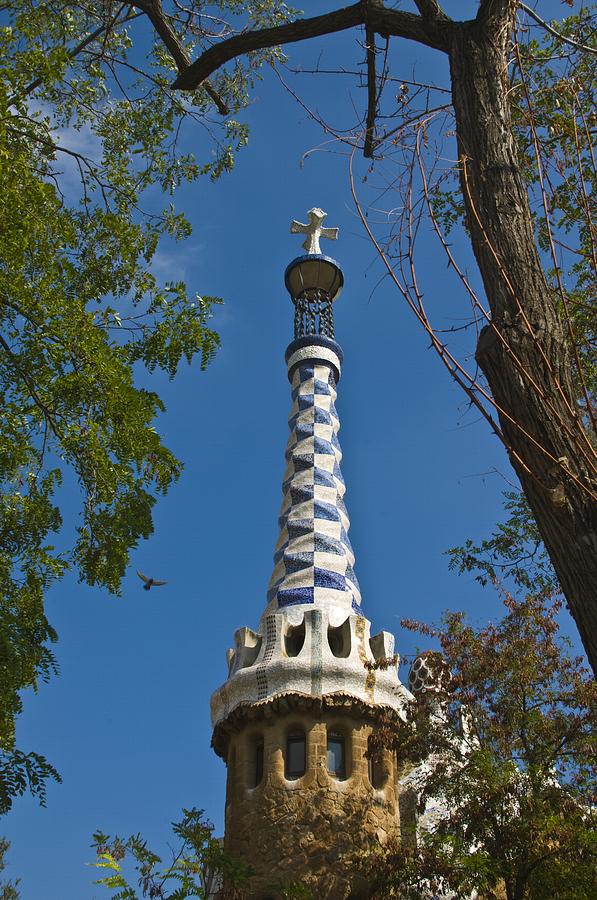Architecture Photograph - Gaudi Spire by Richard Henne