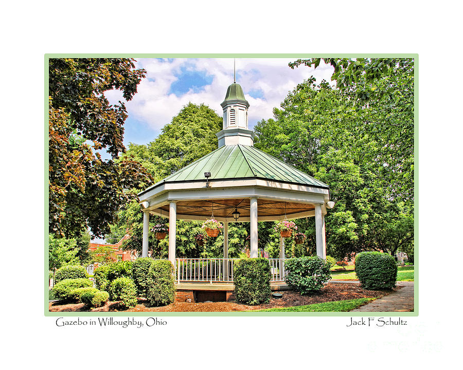 Gazebo in Willoughby Ohio Photograph by Jack Schultz